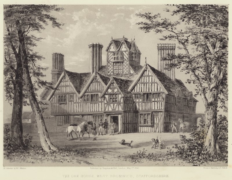 The Oak House, West Bromwich, Staffordshire af Allen Edward Everitt