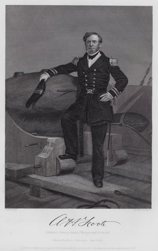 Andrew Hull Foote (gravering) af Alonzo (after) Chappel
