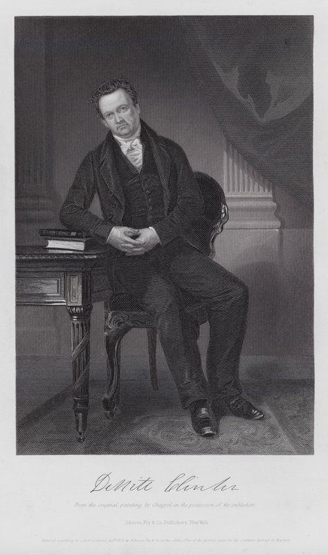 De Witt Clinton (gravering) af Alonzo (after) Chappel