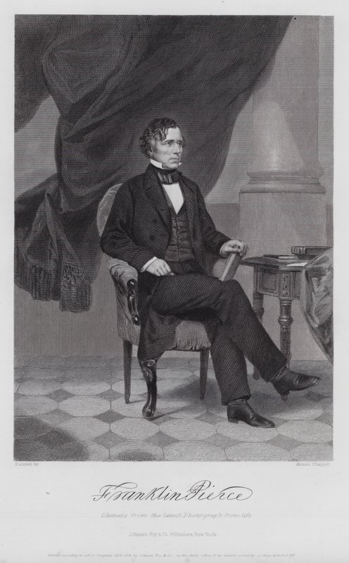 Franklin Pierce (gravering) af Alonzo (after) Chappel