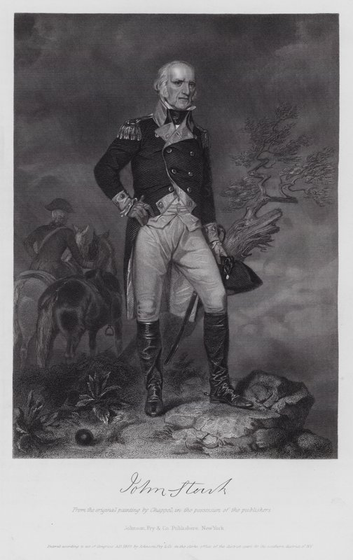 John Stark (gravering) af Alonzo (after) Chappel