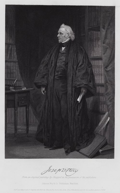 Joseph Story (gravering) af Alonzo (after) Chappel