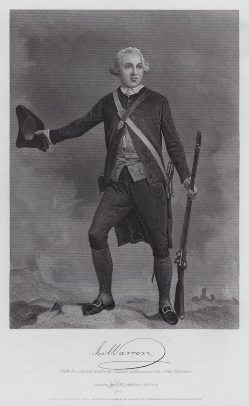 Joseph Warren (gravering) af Alonzo (after) Chappel