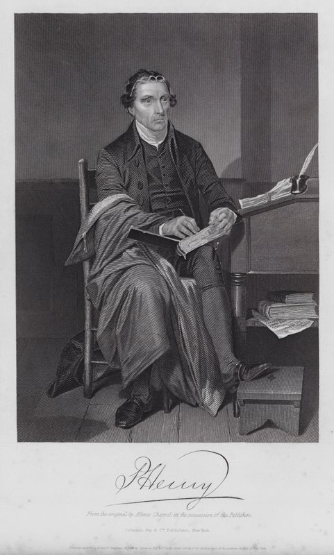 Patrick Henry (gravering) af Alonzo (after) Chappel