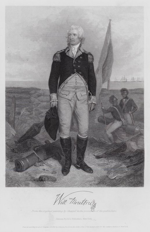 William Moultrie (gravering) af Alonzo (after) Chappel