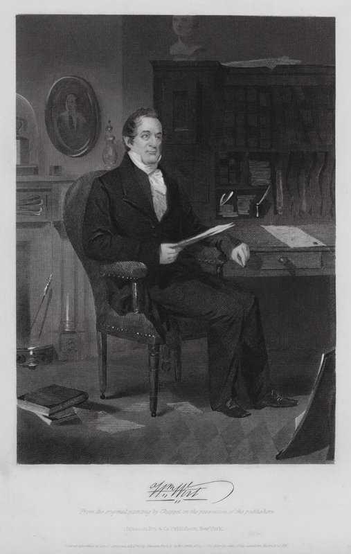 William Wirt (gravering) af Alonzo (after) Chappel