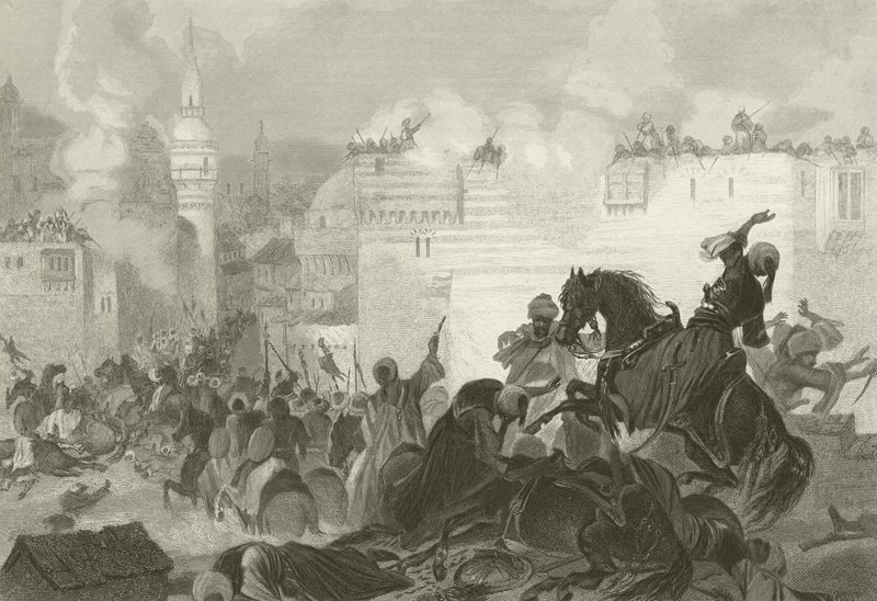 Massakren på Memlooks, Egypten, 1811 af Alonzo Chappel