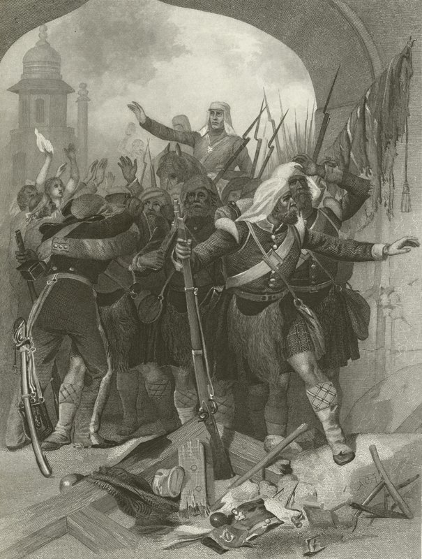 Relief of Lucknow af Sir Henry Havelock, 1857 af Alonzo Chappel