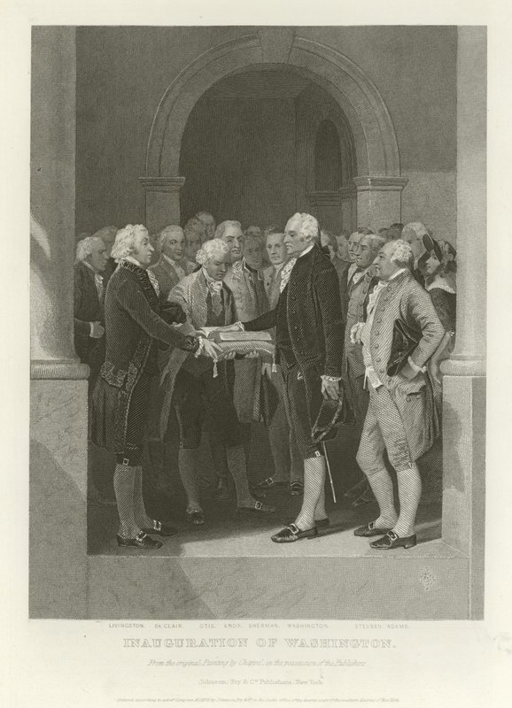 Indvielsen af Washington af Alonzo Chappel