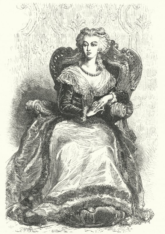 Marie Antoinette, Dronningkonsort af Louis XVI af Frankrig af Alphonse Marie de after Neuville