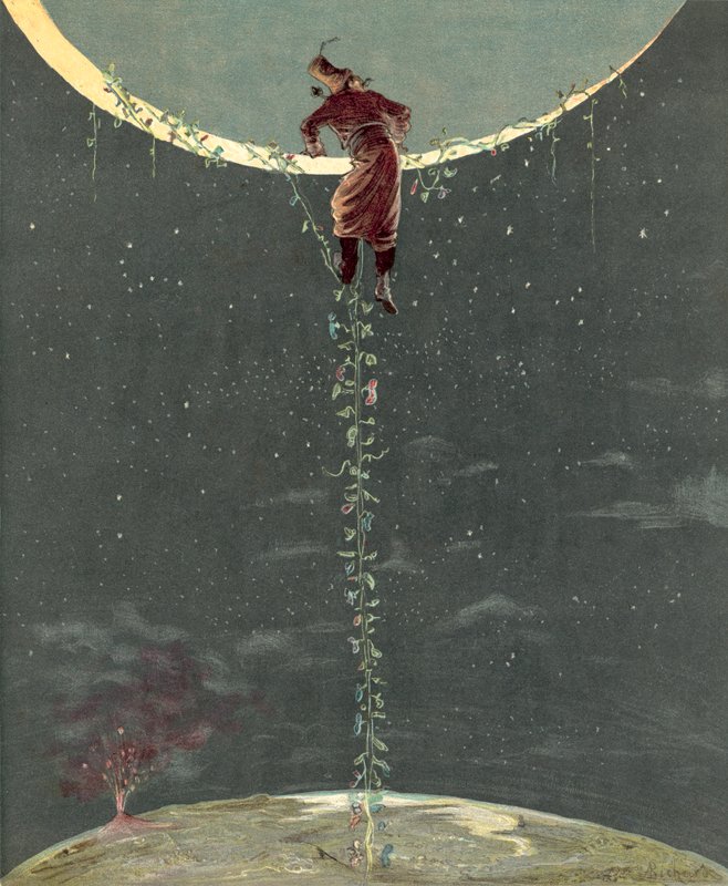 Baron Munchausens eventyr (chromolitho) af Alphonse Adolphe Bichard