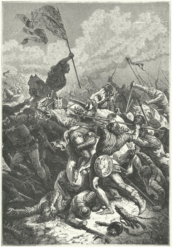 Slaget ved Bouvines af Alphonse Marie de (after) Neuville