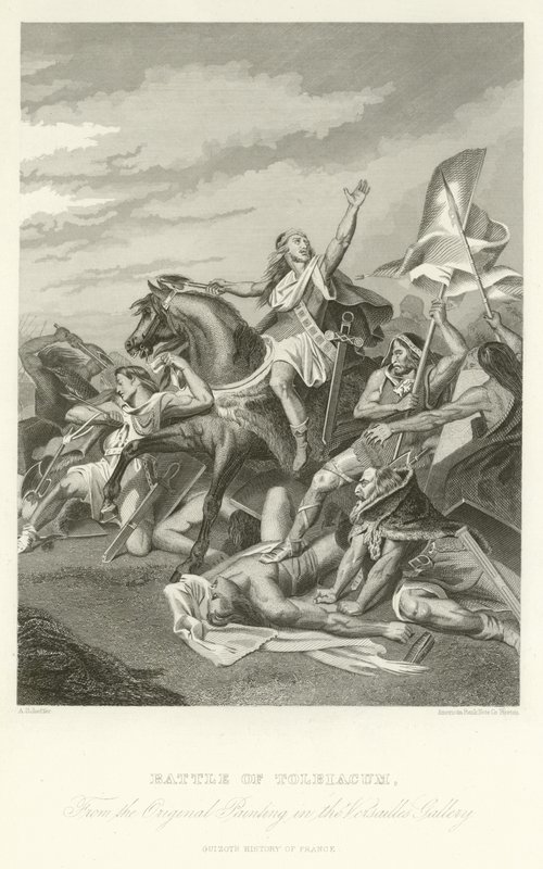 Slaget ved Tolbiac af Alphonse Marie de Neuville