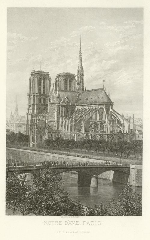 Notre-Dame, Paris af Alphonse Marie de Neuville
