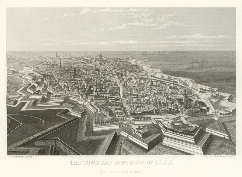 Lille by og fæstning af Alphonse Marie de Neuville