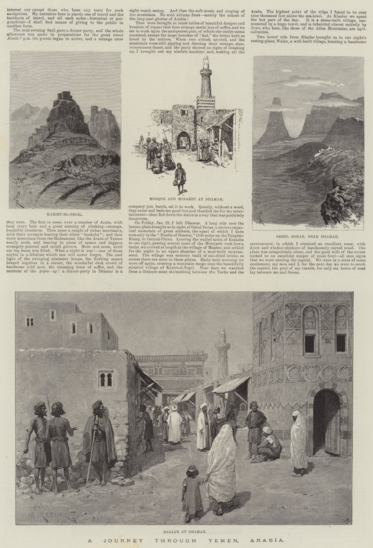 En rejse gennem Yemen, Arabien af Amedee Forestier
