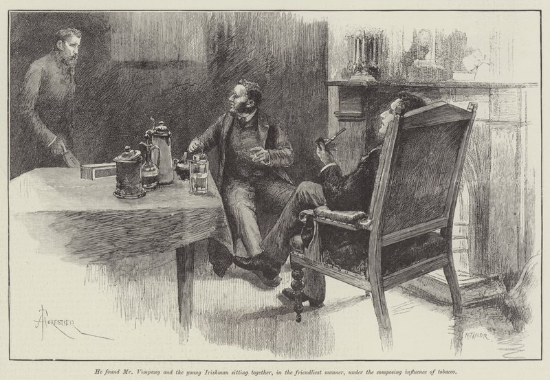 Blind kærlighed, af Wilkie Collins af Amedee Forestier
