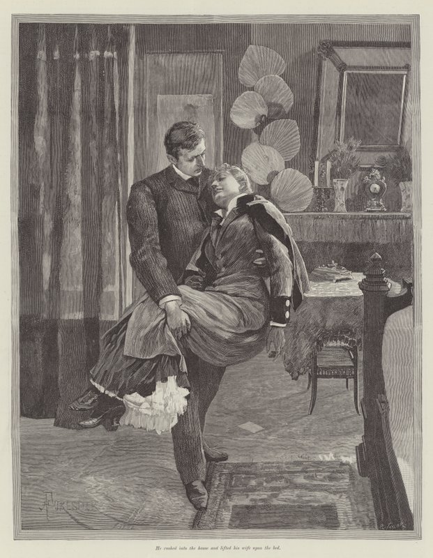 Blind Love, af Wilkie Collins af Amedee Forestier