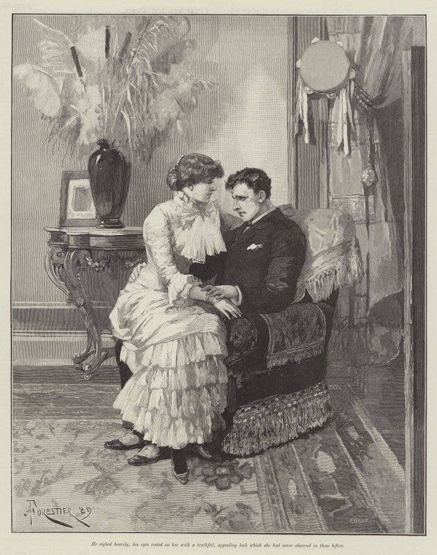 Blind Love, af Wilkie Collins af Amedee Forestier