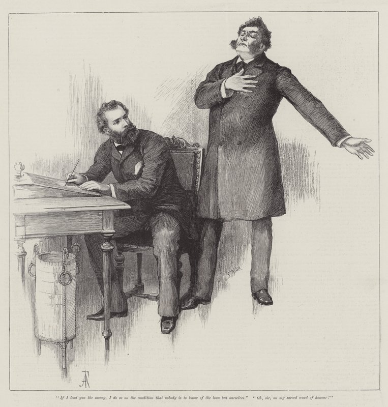 Blind Love, af Wilkie Collins af Amedee Forestier