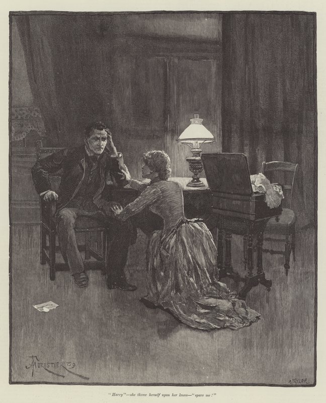 Blind Love, af Wilkie Collins af Amedee Forestier
