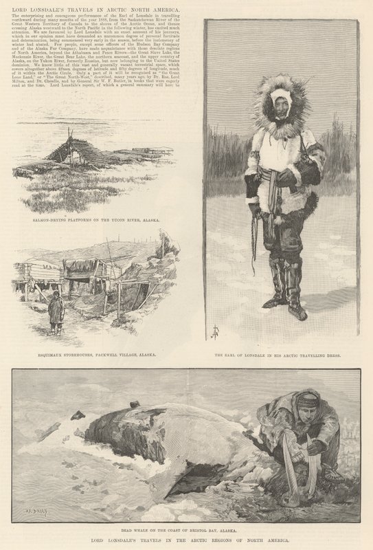 Lord Lonsdales rejser i det arktiske Nordamerika af Amedee Forestier