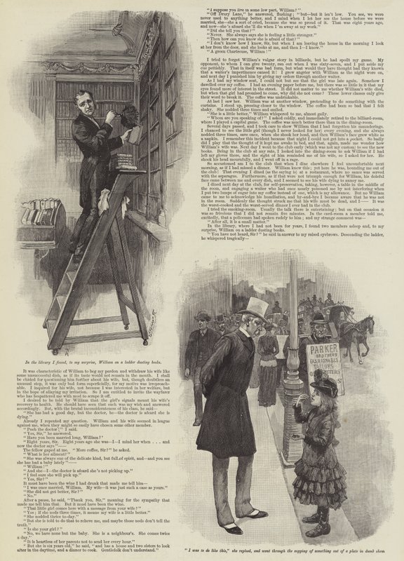 The Inconsiderate Waiter, af J M Barrie af Amedee Forestier