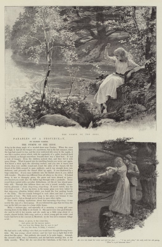 The Nymph of the Eddy, af Gilbert Parker af Amedee Forestier