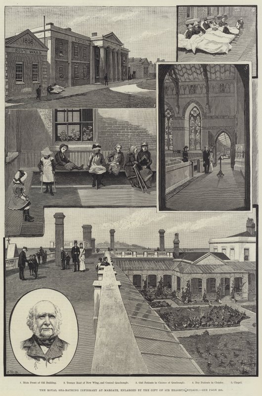 Royal Sea-Bathing Infirmary i Margate, udvidet med Sir Erasmus Wilsons gave af Amedee Forestier