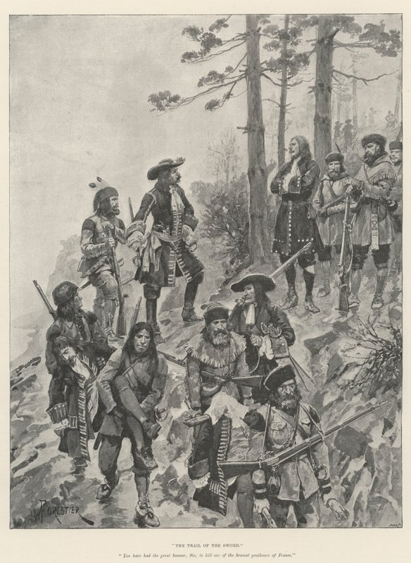 The Trial of the Sword, af Gilbert Parker af Amedee Forestier