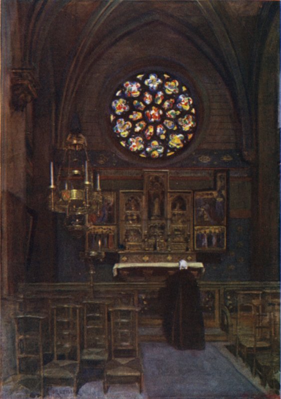 St Joseph-katedralens kapel, Antwerpen af after Amedee Forestier