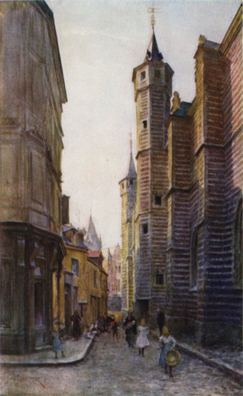 Vieille Boucherie, Antwerpen af after Amedee Forestier