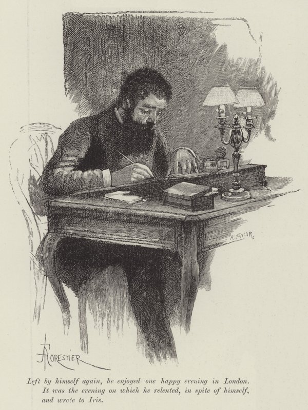 Blind Love, af Wilkie Collins af Amedee Forestier