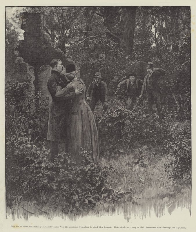 Blind Love, af Wilkie Collins af Amedee Forestier