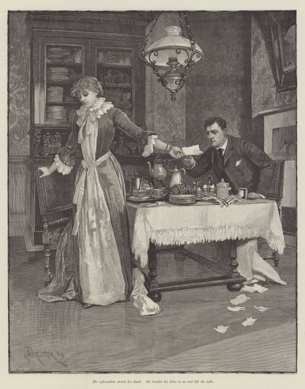 Blind Love, af Wilkie Collins af Amedee Forestier