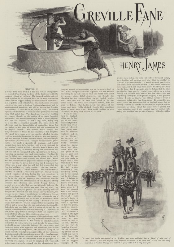 Greville Fane, af Henry James af Amedee Forestier