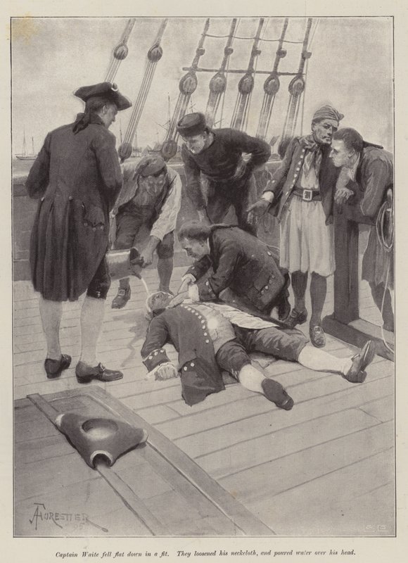 Illustration til The Luck of the Susan Bell, af Sir Walter Besant af Amedee Forestier
