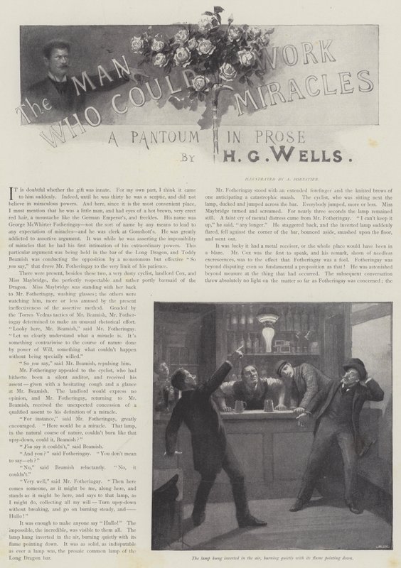 Manden, der kunne udrette mirakler, af H.G. Wells af Amedee Forestier