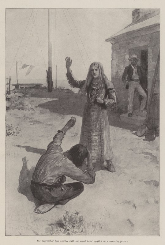 The Mermaid of Lighthouse Point, af Bret Harte af Amedee Forestier