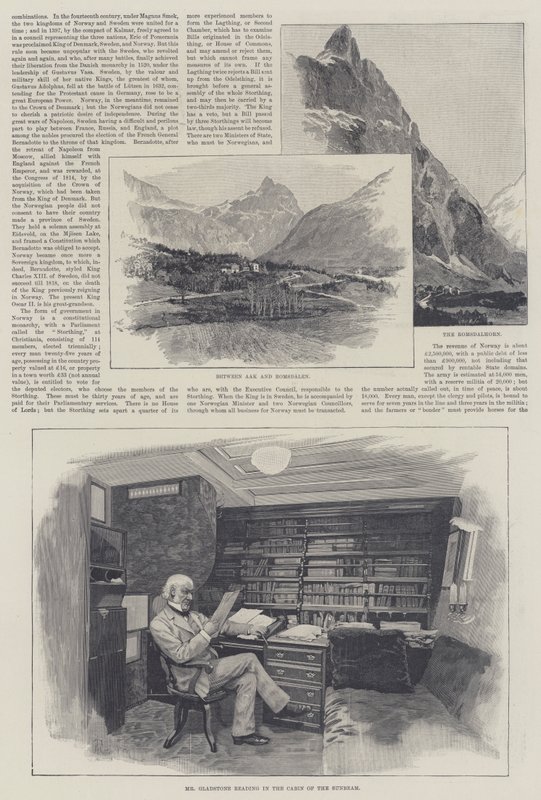 Solstrålen i Norge, af Lady Brassey af Amedee Forestier