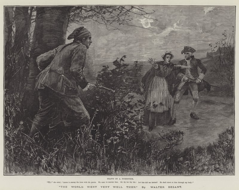 Verden gik meget godt dengang, af Walter Besant af Amedee Forestier