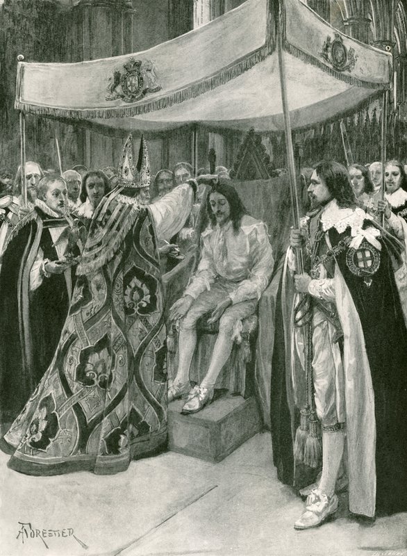 Salvelsen af Charles I af Amedee Forestier
