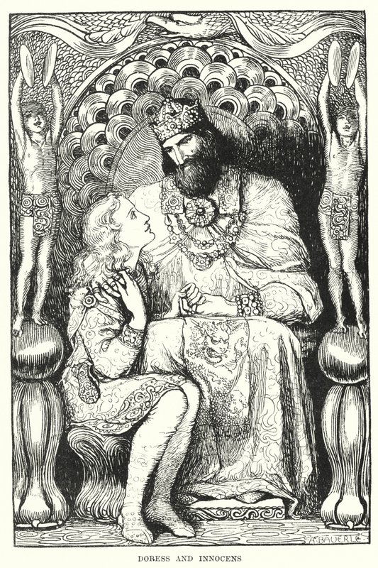 Doress and Innocens (gravering) af Amelia M. (attr.to) Bowerley or Bauerle