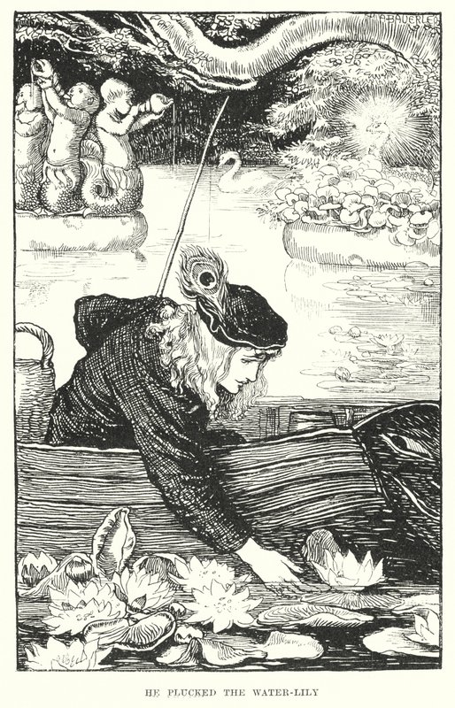 Han plukkede åkanden (gravering) af Amelia M. (attr.to) Bowerley or Bauerle