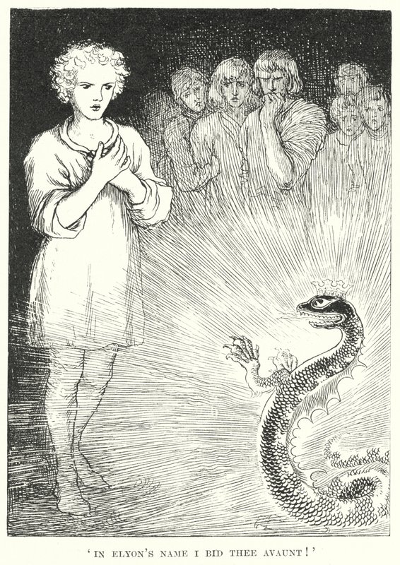 "I Elyons navn byder jeg dig afskedige!" (gravering) af Amelia M. (attr.to) Bowerley or Bauerle