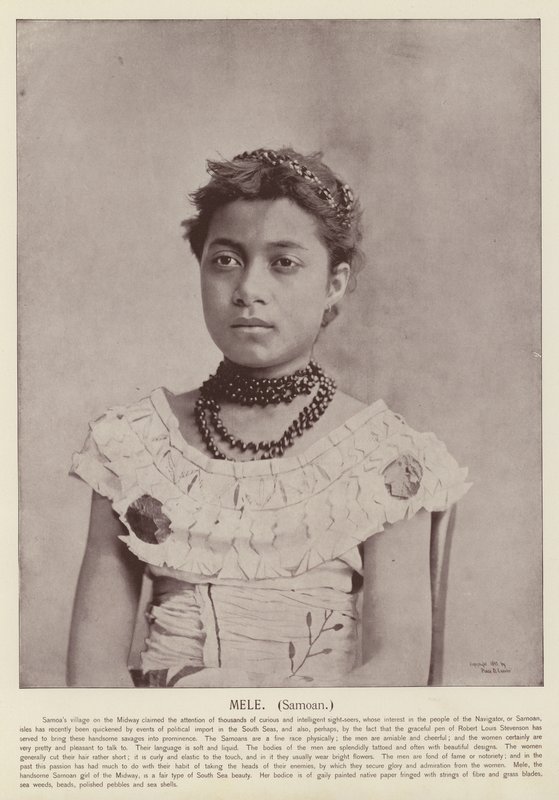 Mele, Samoan af American Photographer