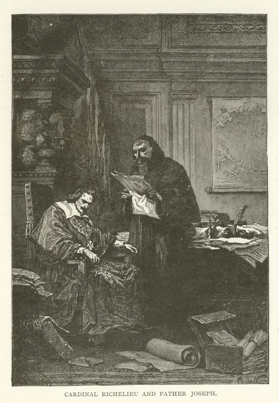 Kardinal Richelieu og fader Joseph af American School