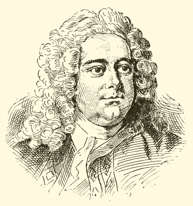 George Frideric Handel (Georg Friedrich Handel), 1685-1759 af American School