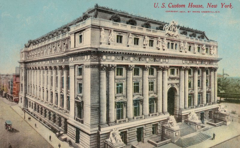 Alexander Hamilton US Custom House, New York City, New York, USA (farvet foto) af American Photographer (after)