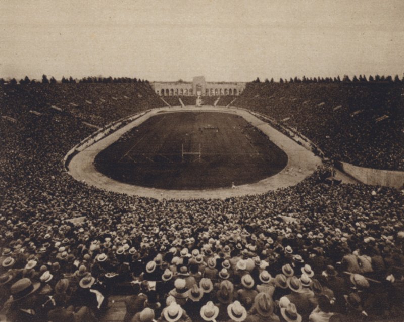 Californien: Los Angeles Coliseum (s/h foto) af American Photographer (after)